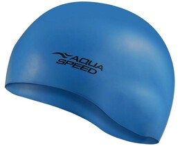 Фото - Зручна шапочка Aqua Speed MONO 6200 темно-синя для басейну - Men box