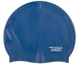Фото - Синя силіконова шапочка для довгого волосся Aqua Speed MONO XL 3863 - Men box