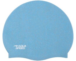 Фото - Бірюзова силіконова шапочка для плавців Aqua Speed RECO 9788 - Men box