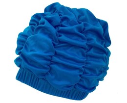 Фото - Жіноча шапочка Aqua Speed SHOWER CAP 5743 темно-синя для басейну - Men box