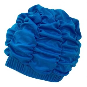 Фото - Жіноча шапочка Aqua Speed SHOWER CAP 5743 темно-синя для басейну - Men box