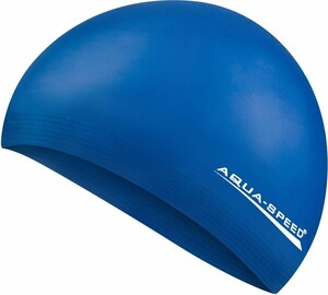 Фото - Унисекс темно-синяя спортивная шапочка Aqua Speed SOFT LATEX 5725 - Men box