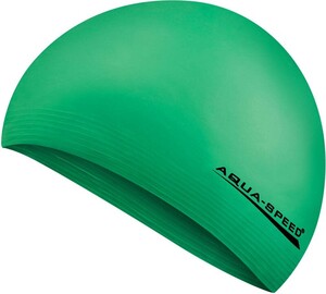 Фото - Зеленая удобная унисекс шапочка Aqua Speed SOFT LATEX 5730 - Men box