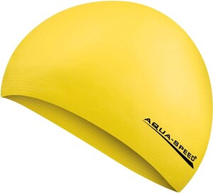Фото - Желтая латексная спортивная шапочка Aqua Speed SOFT LATEX 5731 - Men box