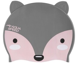 Фото - Яскрава дитяча шапочка для басейну Aqua Speed ZOO Fox 9815 з зображенням лисиці - Men box