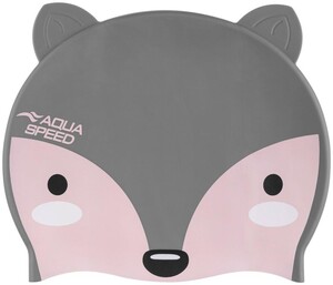 Фото - Яскрава дитяча шапочка для басейну Aqua Speed ZOO Fox 9815 з зображенням лисиці - Men box