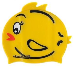 Фото - Дитяча шапочка для басейну Aqua Speed ZOO TWEETY 5759 з зображенням жовтого курчати - Men box