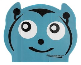 Фото - Дитяча шапочка для плавання Aqua Speed ZOO UFO LATEX 5766 синій НЛО - Men box