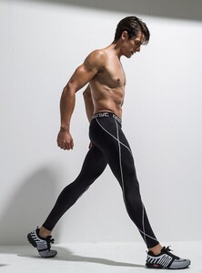 Фото - Чоловічі спортивні штани Deenyt. Колір: чорний - Men box