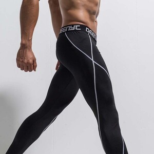 Фото - Чоловічі спортивні штани Deenyt. Колір: чорний - Men box