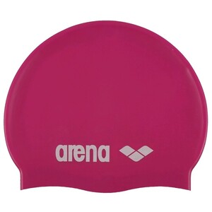 Фото - Силіконова дитяча шапочка Arena CLASSIC SILICONE JR фуксія - Men box