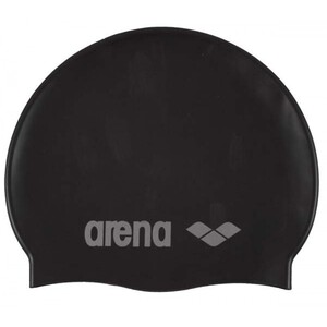 Фото - Класична дитяча шапочка Arena CLASSIC SILICONE JR чорна - Men box