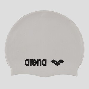 Фото - Класична біла шапочка Arena Classic Silicone для плавання - Men box