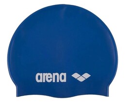 Фото - Двоколірна синьо-біла шапочка Arena Classic Silicone для плавання - Men box