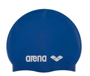Фото - Двоколірна синьо-біла шапочка Arena Classic Silicone для плавання - Men box