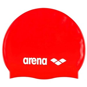 Фото - Шапочка для плавання Arena Classic Silicone насиченого червоного кольору - Men box