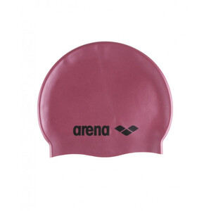 Фото - Червоно-чорна силіконова шапочка Arena Classic Silicone для плавання - Men box