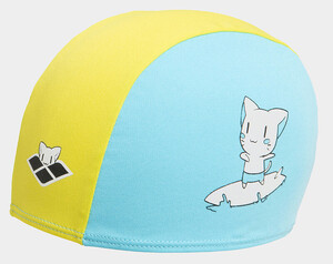 Фото - Мультяшна дитяча шапочка Arena FRIENDS KIDS POLYESTER CAP жовто-блакитна - Men box