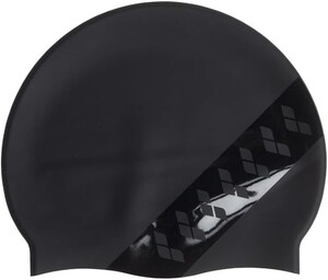 Фото - Класична унісекс шапочка для басейну Arena ICONS TEAM STRIPE CAP біло-чорна - Men box