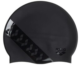 Фото - Классическая унисекс шапочка для бассейна Arena ICONS TEAM STRIPE CAP бело-черная - Men box
