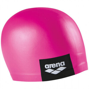 Фото - Розовая силиконовая шапочка Arena Logo Moulded Cap для плавания - Men box