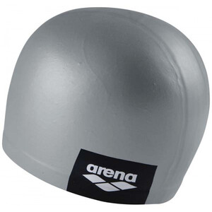 Фото - Сіра силіконова шапочка Arena Logo Moulded Cap для плавання - Men box