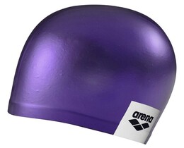 Фото - Фіолетова силіконова шапочка Arena Logo Moulded Cap для плавання - Men box