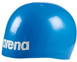 Фото - Голубая силиконовая шапочка Arena Moulded Pro для комфортного плавания - Men box