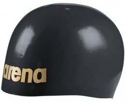 Фото - Комфортная черно золотистая шапочка Arena Moulded Pro для скорости - Men box