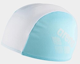 Фото - Яскрава дитяча шапочка Arena POLYESTER II KIDS біло-бірюзова - Men box