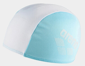 Фото - Яскрава дитяча шапочка Arena POLYESTER II KIDS біло-бірюзова - Men box