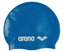 Фото - Стильна дитяча шапочка Arena SILICONE JR CAP блакитна мультиколор - Men box