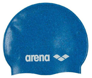 Фото - Стильна дитяча шапочка Arena SILICONE JR CAP блакитна мультиколор - Men box