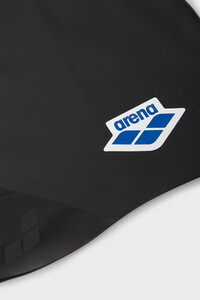 Фото - Зручна унісекс шапочка для басейну Arena TEAM STRIPE CAP чорна - Men box