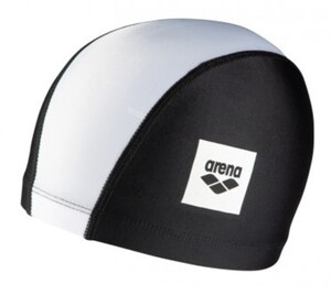 Фото - Комфортна дитяча шапочка Arena UNIX II JR чорно-біла - Men box