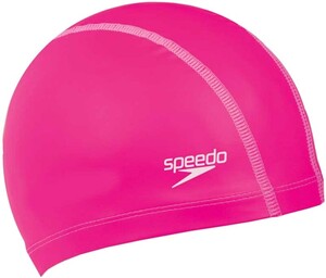 Фото - Практична унісекс шапочка для басейну Speedo PACE CAP AU рожева - Men box