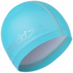 Фото - Однотонна дитяча шапочка для плавання Speedo PACE CAP JU світло-блакитна - Men box