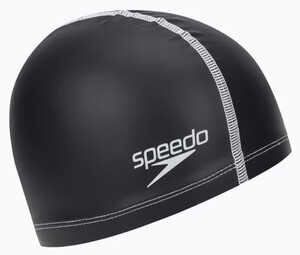 Фото - Універсальна дитяча шапочка для плавання Speedo PACE CAP JU чорна - Men box