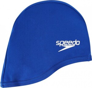 Фото - Яскрава дитяча шапочка для плавання Speedo POLY CAP JU синя - Men box