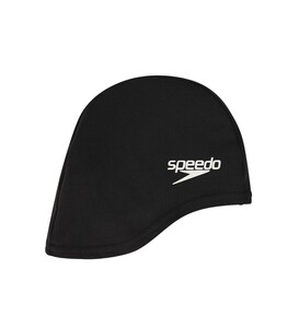 Фото - Практична дитяча шапочка для плавання Speedo POLY CAP JU чорна - Men box