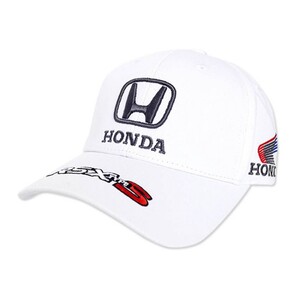 Фото - Автомобільна кепка Sport Line біла з логотипом Honda - Men box
