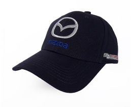 Фото - Бейсболка от бренда Sport Line темно-синяя с лого Mazda - Men box