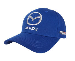 Фото - Бейсболка мужская Sport Line синяя с логотипом Mazda - Men box