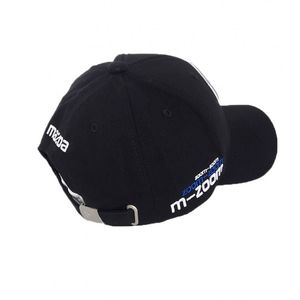 Фото - Мужская кепка Sport Line из хлопка черная с лого Mazda - Men box