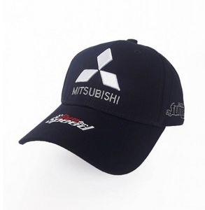 Фото - Автомобильная кепка для мужчин Sport Line с лого Mitsubishi - Men box