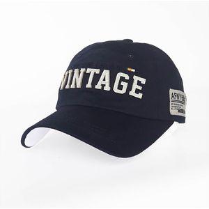 Фото - Бейсболка бренду Sport Line темно-синя з лого Vintage - Men box