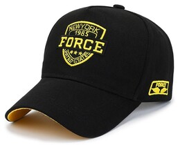 Фото - Бейсболка Sport Line черная с желтым логотипом U.S Force - Men box