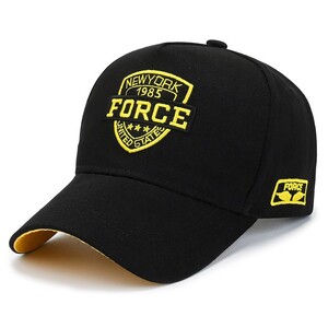 Фото - Бейсболка Sport Line чорна із жовтим логотипом U.S Force - Men box