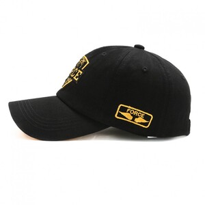 Фото - Бейсболка Sport Line чорна із жовтим логотипом U.S Force - Men box