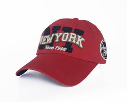 Фото - Мужская кепка New York красного цвета - Men box